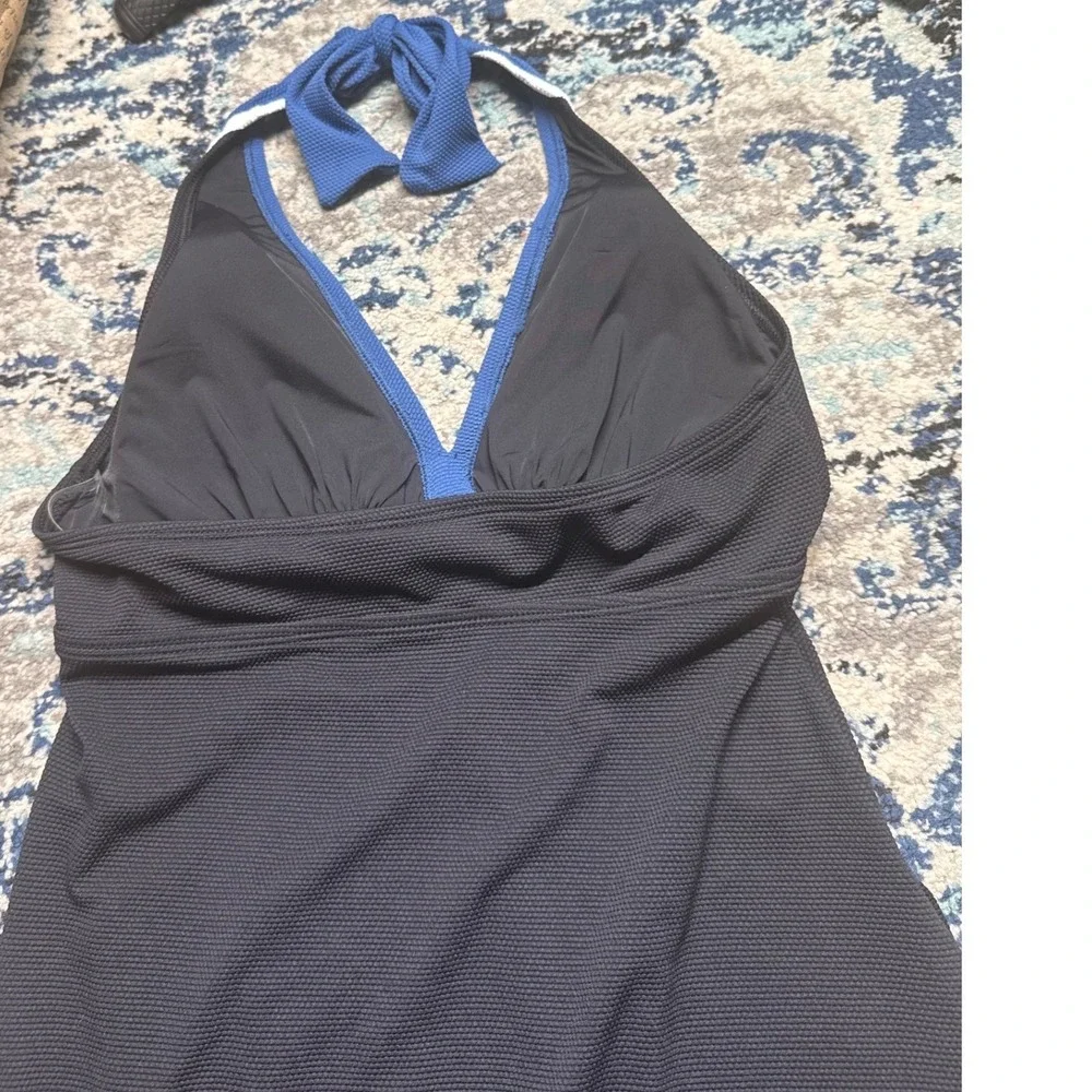 Tommy Bahama Island Cays Colorblock Halter Swim Dress Cover Up S NWT